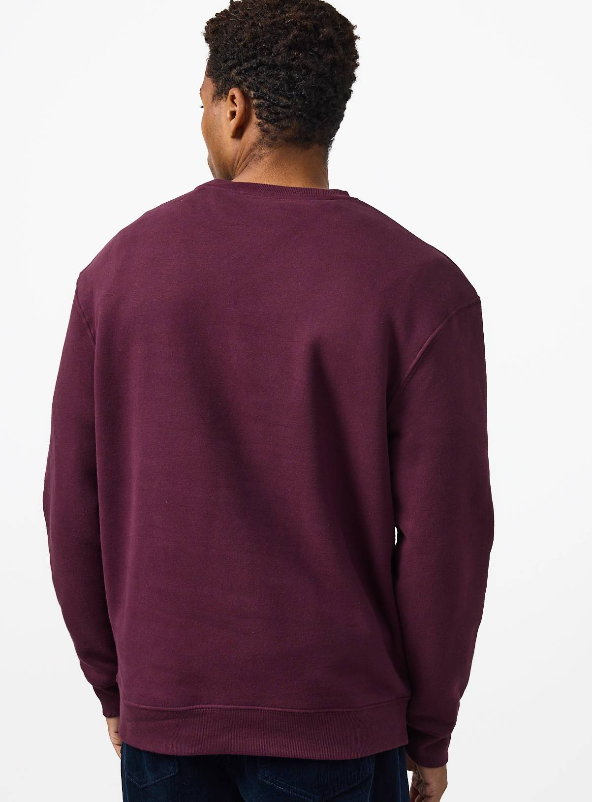 Dark Red Ultimate Crew Neck Sweatshirt M - Image 5
